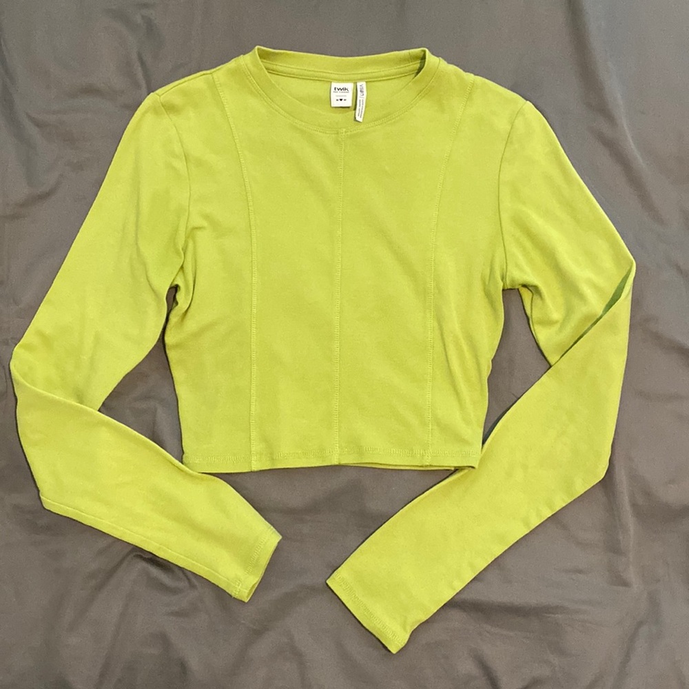 Twik Par Simons Long Sleeve Lime Green Shirt